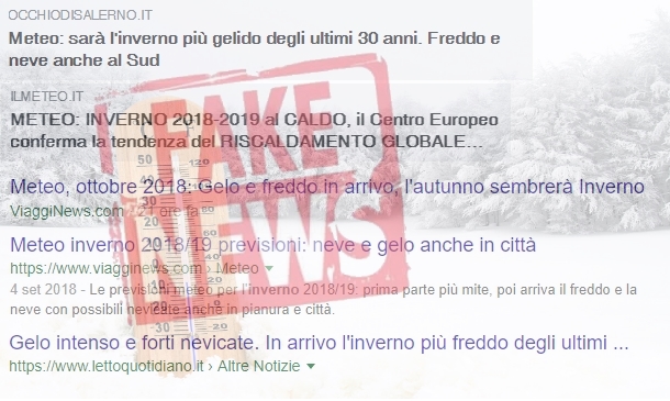 Inverno Gelido, Sarà Vero??