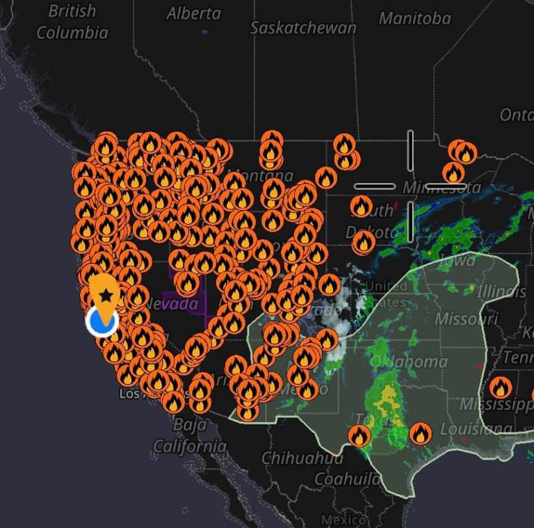 Incendi senza precedenti in California