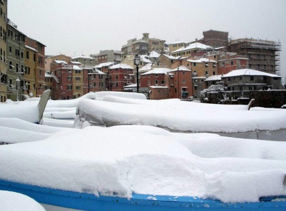 La grande nevicata su Genova e Pistoia del 3 marzo 2005