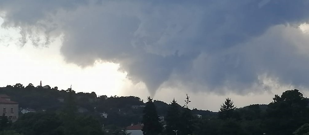 Tornado a nell'Istria occidentale 1 Agosto 2021