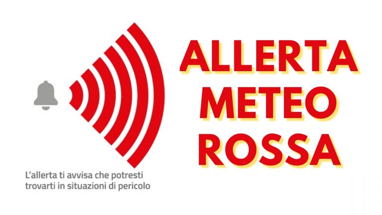 Allerta Meteo Rossa in Basilicata 26 Settembre 2022