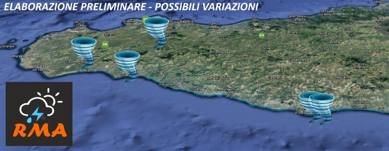 Tornado outbreak in Sicilia ben 5 Tornado