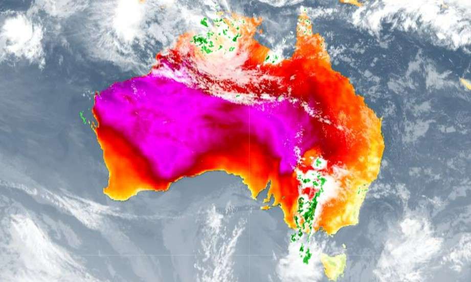 Caldo Record in Australia +50.7°C