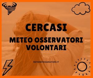 Cercasi Meteo Osservatori Volontari