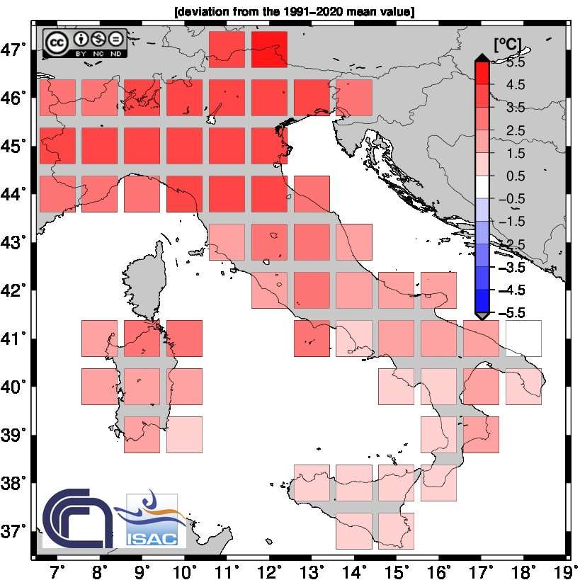Ottobre 2022: il secondo più caldo dal 1800 in Italia
