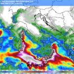Meteo Sardegna: ciclone mediterraneo Harry, vento forte da Est/Scirocco e piogge intense tra lunedì 19 e mercoledì 21 gennaio