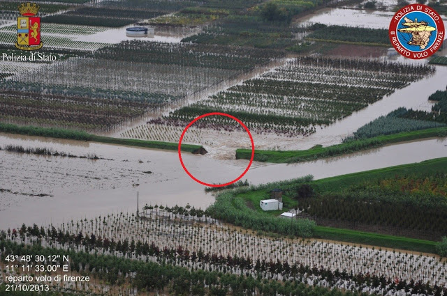 L’alluvione del 21 ottobre 2013 in Toscana