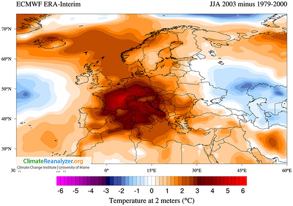 La terribile estate del 2003