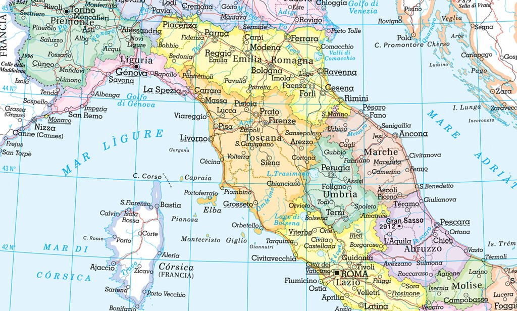 Il ruolo della Corsica nella meteorologia dell’Italia centrale