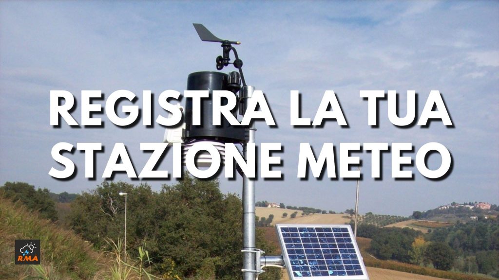 Registra la Tua Stazione Meteorologica