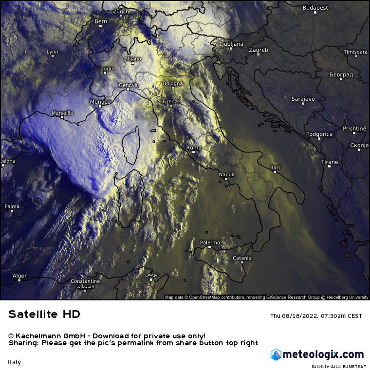 Analisi Evento Meteo del 18 Agosto 2022